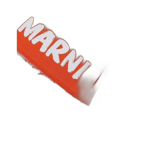 Marni Kids Logo Print Raw-Cut Hem Shorts