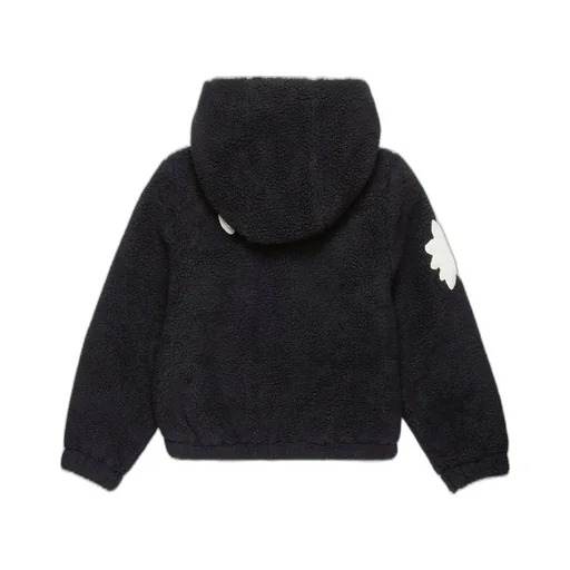 Marni Kids Floral Appliqué Hooded Jacket