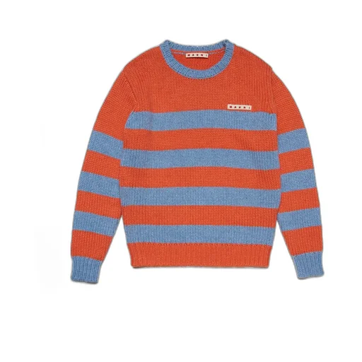 Marni Kids Striped Crewneck Long-Sleeved Jumper
