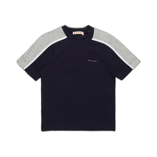 Marni Kids Colorblock Crewneck T-Shirt