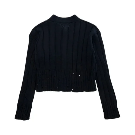 Marni Kids Distressed Knit Cardigan