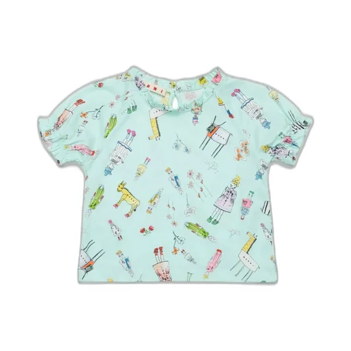 Marni Kids Rainbow Day Allover Print T-Shirt