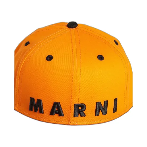 Marni Kids Logo Embroidered Baseball Cap