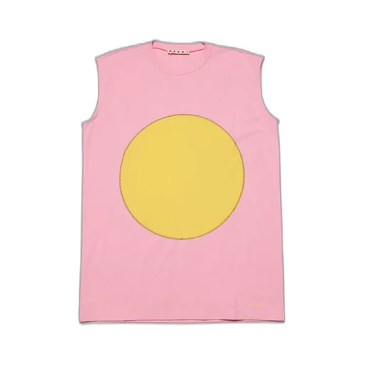 Marni Kids Logo Printed Crewneck Tank Top
