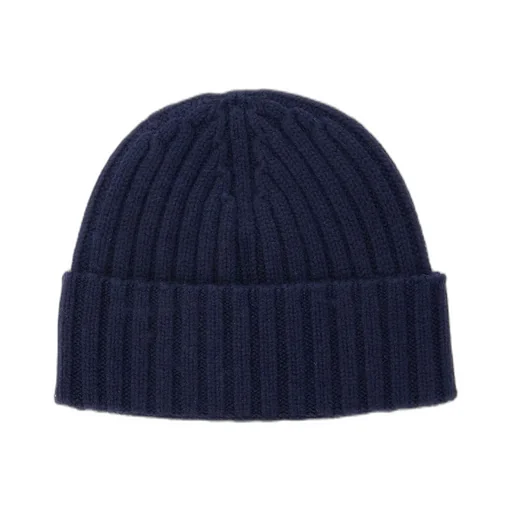 Mc2 Saint Barth Kids Ribbed Logo Beanie