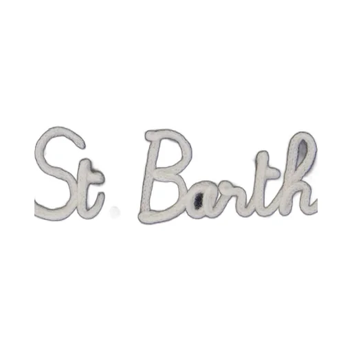 Mc2 Saint Barth Kids Ribbed Logo Beanie