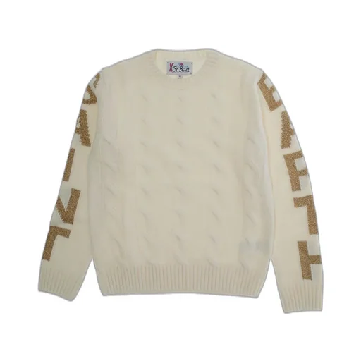Mc2 Saint Barth Kids Logo Crewneck Sweater