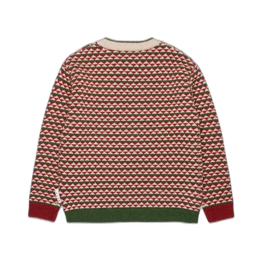 Marni Kids Geometric Pattern Knit Jumper