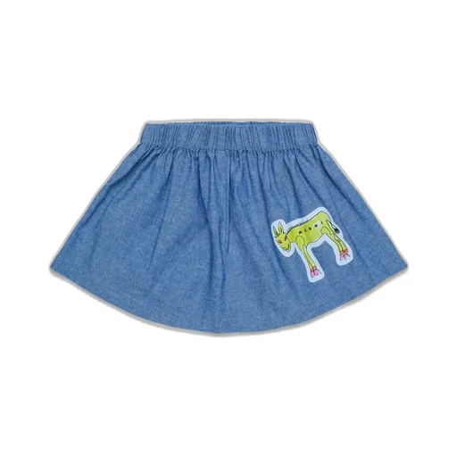 Marni Kids Elastic Waist Mini Skirt