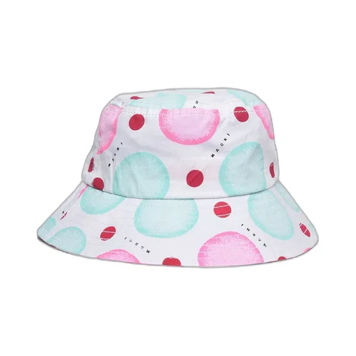 Marni Kids Logo Printed Bucket Hat