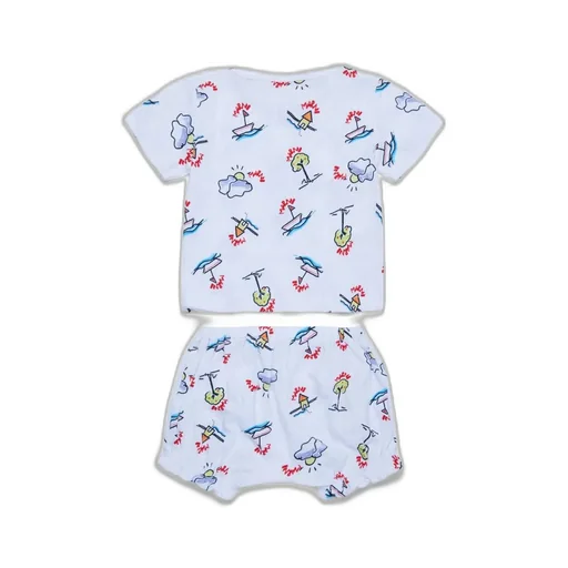 Marni Kids Graphic Printed T-Shirt And Shorts Set