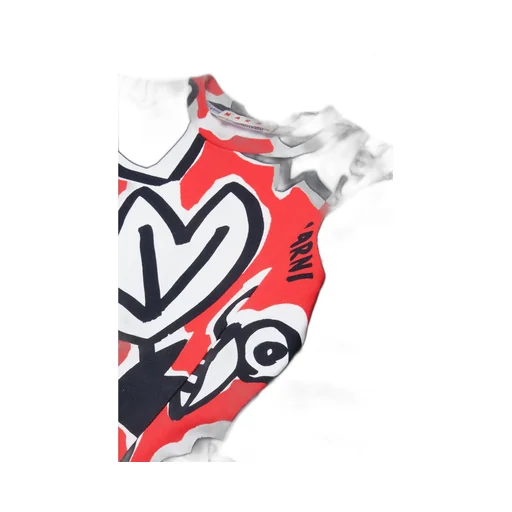 Marni Kids Logo-Printed Long-Sleeved Dress