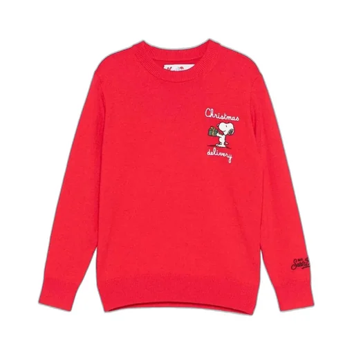 Mc2 Saint Barth Kids Snoopy Knitwear