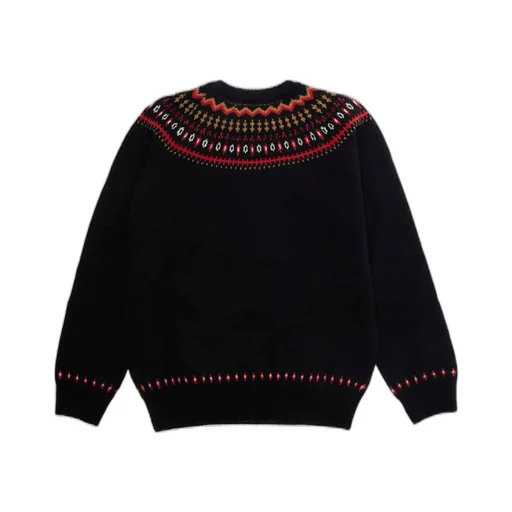 Mc2 Saint Barth Kids Geometric Crewneck Sweater