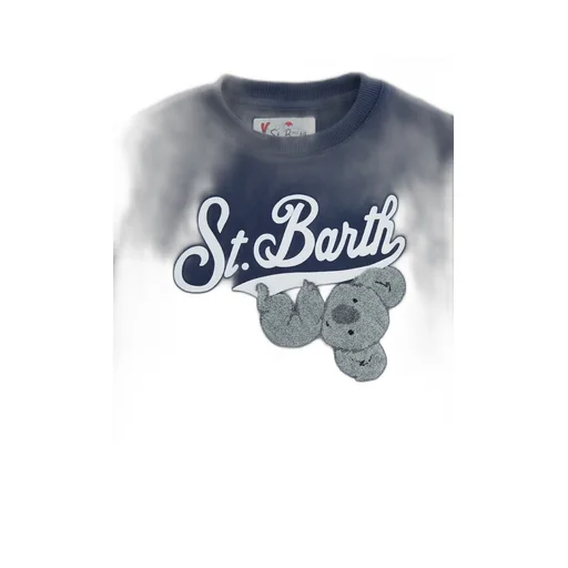 Mc2 Saint Barth Kids Logo Crewneck Sweaters