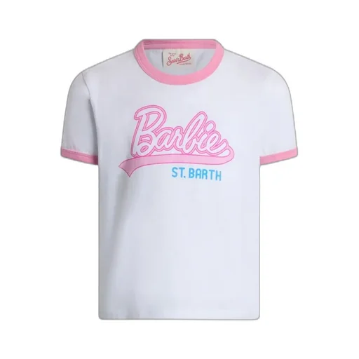 Mc2 Saint Barth Kids Barbie Logo T-Shirt