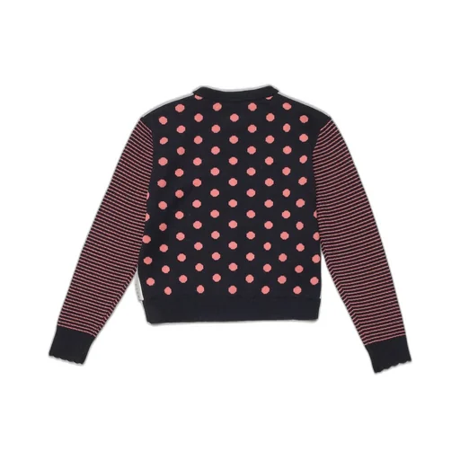 Marni Kids Polka Dot Printed Crewneck Knitted Top