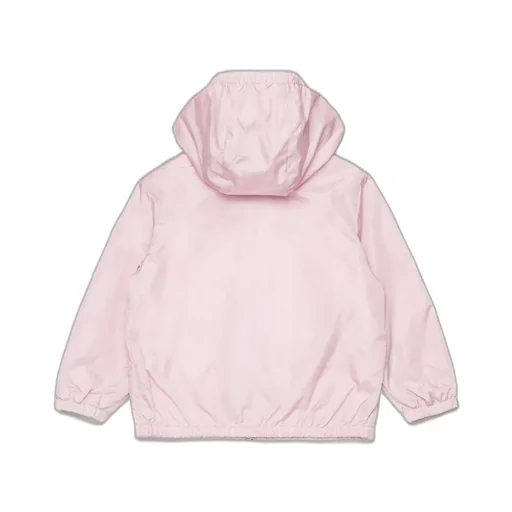 Marni Kids Logo Printed Hooded Windbreaker Jacket
