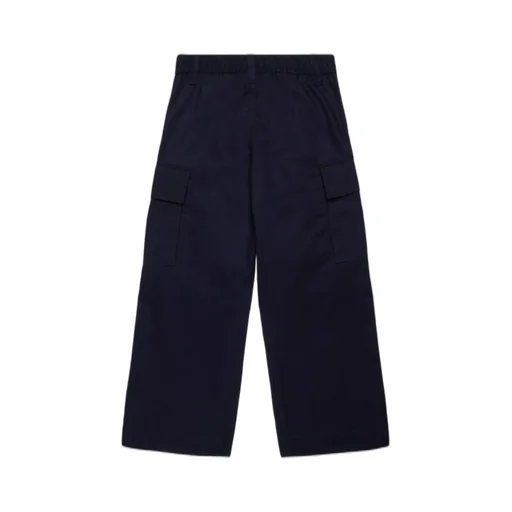 Marni Kids Logo Embroidered Cargo Pants