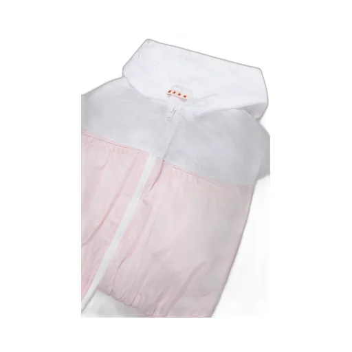 Marni Kids Logo Two-Tone Windbreaker Jacket
