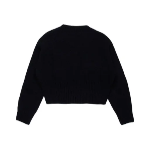Marni Kids Logo Embroidered Knit Cardigan