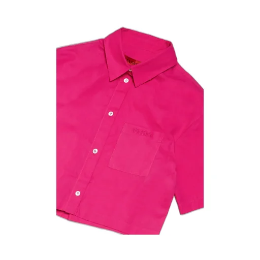 Max&Co. Kids Logo-Embroidered Short Sleeved Shirt