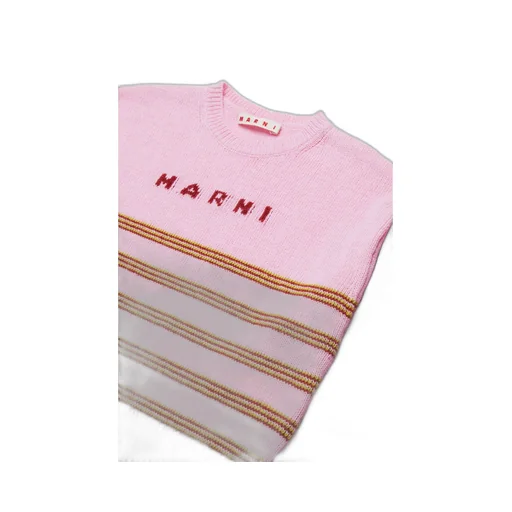 Marni Kids Striped Knit Jumper