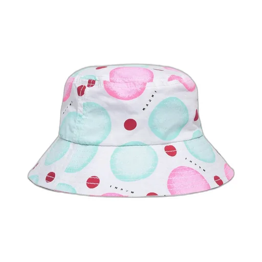 Marni Kids Logo Printed Bucket Hat