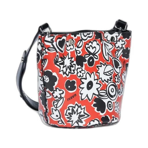 Marni Kids All-Over Printed Top Handle Bag