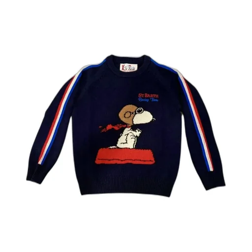 Mc2 Saint Barth Kids Snoopy Knitwear
