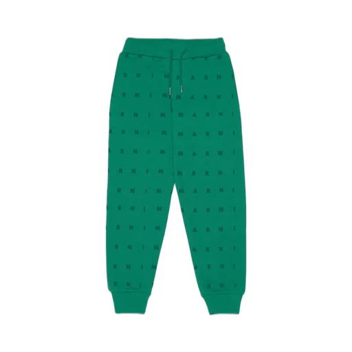 Marni Kids Logo-Printed Drawstring Track Pants