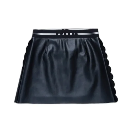 Marni Kids Logo Waistband Skirt