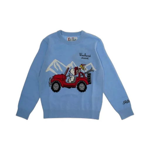 Mc2 Saint Barth Kids Embroidered Crewneck Knitwear