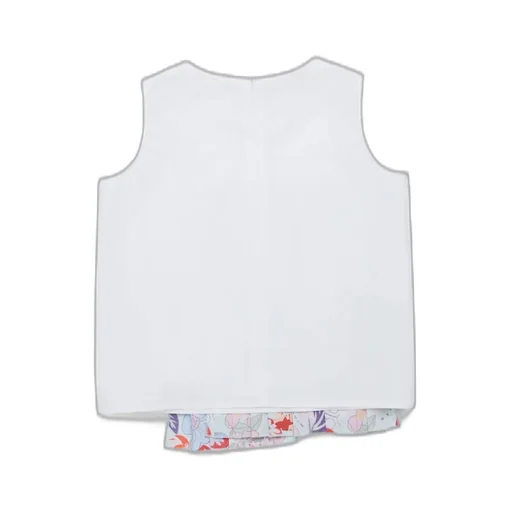 Marni Kids Floral Printed Sleeveless Top