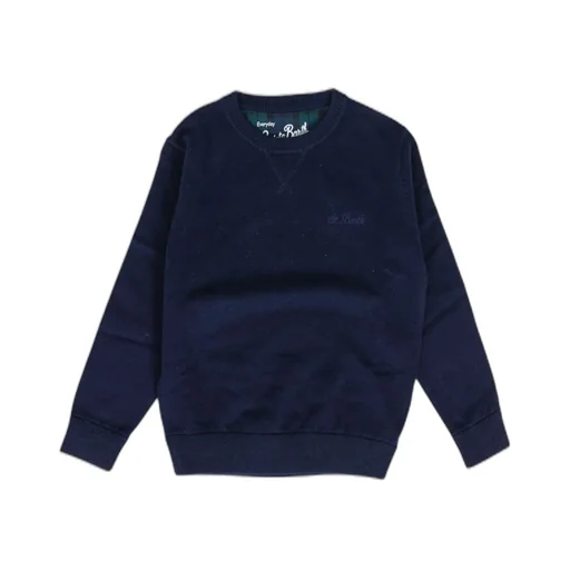 Mc2 Saint Barth Kids Logo Embroidered Jumper