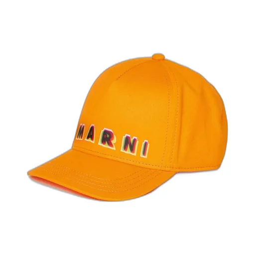 Marni Kids Logo Printed Baseball Cap