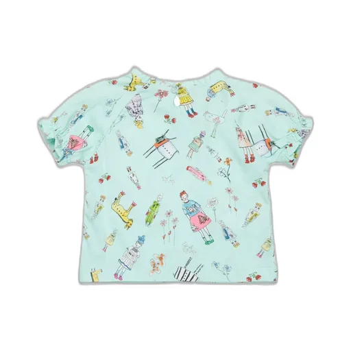 Marni Kids Rainbow Day Allover Print T-Shirt