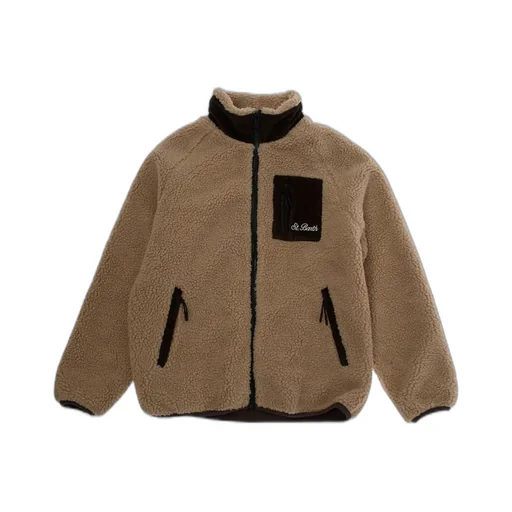 Mc2 Saint Barth Kids Fleece High-Neck Jacket