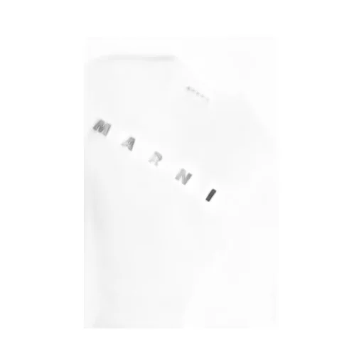 Marni Kids Logo-Printed Short Sleeved Crewneck T-Shirt