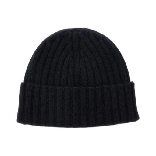 Mc2 Saint Barth Kids Ribbed Logo Beanie