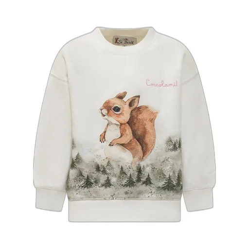 Mc2 Saint Barth Squirrel Print Sweater