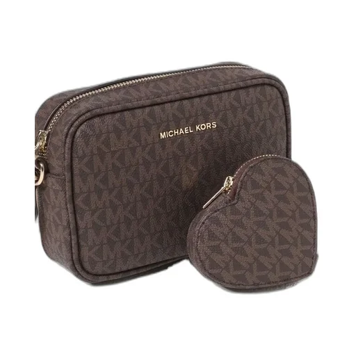Michael Kors Kids Monogram Zipped Shoulder Bag