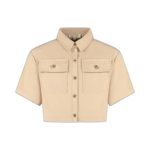 Michael Kors Kids Short Sleeved Buttoned Shirt