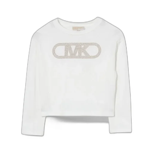 Michael Kors Kids Logo-Embellished Crewneck Top