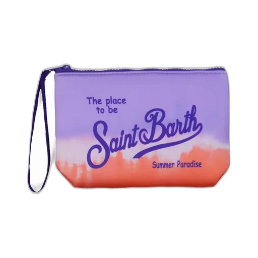 Mc2 Saint Barth Kids Logo Printed Tie-Dye Handbag
