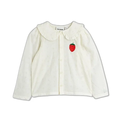 Mini Rodini Strawberry Schiffli Blouse