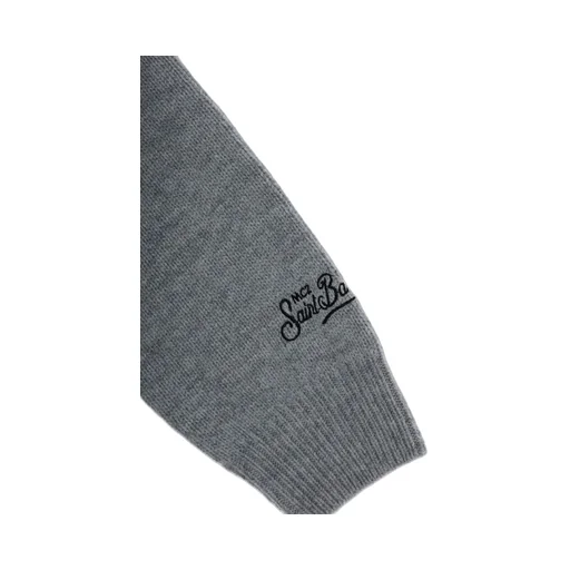 Mc2 Saint Barth Kids Logo Embroidered Knitwear