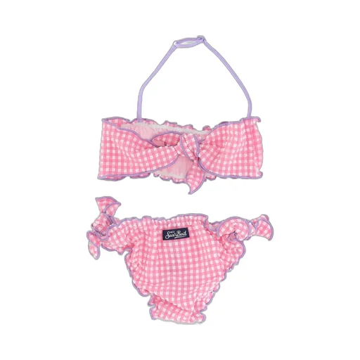Mc2 Saint Barth Kids Emy Gingham Swimwear