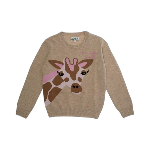 Mc2 Saint Barth Kids Embroidered Crewneck Knitwear