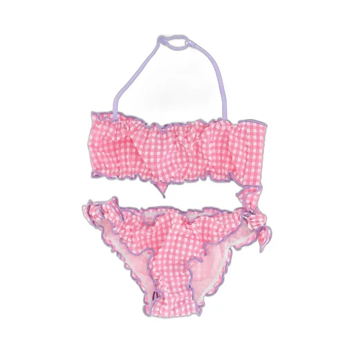 Mc2 Saint Barth Kids Emy Gingham Swimwear